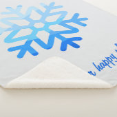 Aangepaste Elegante Minimalistische Geometrische S Sherpa Deken (3/4)