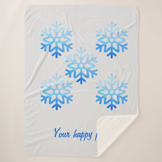 Aangepaste Elegante Minimalistische Geometrische S Sherpa Deken (Voorkant)