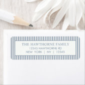 Aangepaste Elegante Minimalistische Streep Retoura Etiket (Insitu)