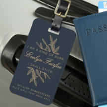 Aangepaste Elegante Moderne Botanische Witty Quote