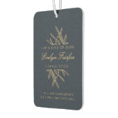 Aangepaste Elegante Moderne Botanische Witty Quote Luchtverfrisser (Links)