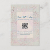 Aangepaste elegante moderne bruiloft behuizing Kaa Informatiekaartje (Voorkant)