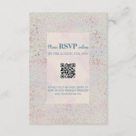 Aangepaste elegante moderne bruiloft behuizing Kaa Informatiekaartje