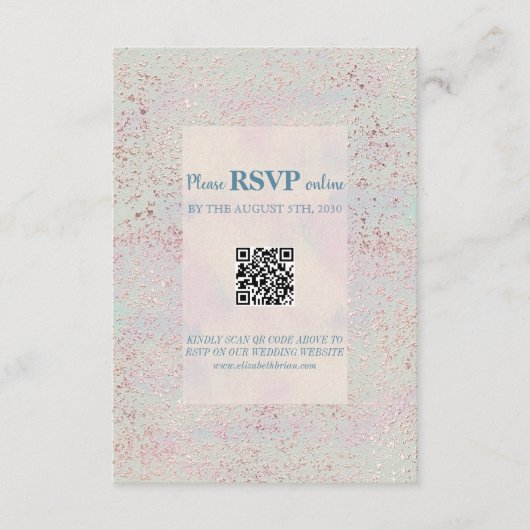 Aangepaste elegante moderne bruiloft behuizing Kaa Informatiekaartje (Voorkant)