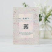 Aangepaste elegante moderne bruiloft behuizing Kaa Informatiekaartje (Staand voorkant)