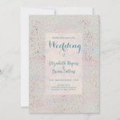 Aangepaste elegante moderne koper bruiloft Uitnodi Kaart (Voorkant)