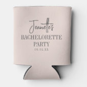 Aangepaste Elegante Moderne Meisjesachtige Roze Fe Blikjeskoeler (Voorkant)