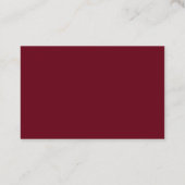 Aangepaste elegante moderne minimalistische profes visitekaartje (Achterkant)