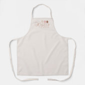 Aangepaste Elegante Moderne Visagist Schort (Voorkant)