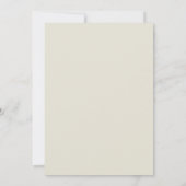 Aangepaste elegante moderne witte kant ornamentaal kaart (Achterkant)