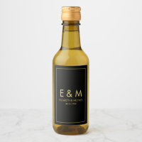 Aangepaste Elegante Monogram Gouden Tekst Save the