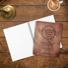 Aangepaste Elegante Paardenranch Zakelijke Planner