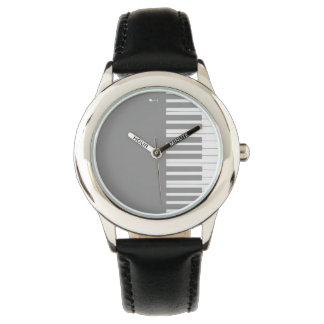 Aangepaste elegante pianotoetsen horloge