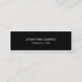 Aangepaste Elegante Professionele Moderne Eenvoudi Mini Visitekaartje (Voorkant)