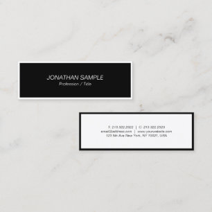 Aangepaste Elegante Professionele Moderne Eenvoudi Mini Visitekaartje