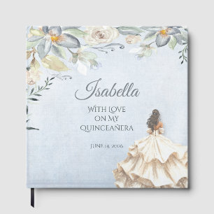 Aangepaste elegante Quinceañera 15e verjaardag Gastenboek