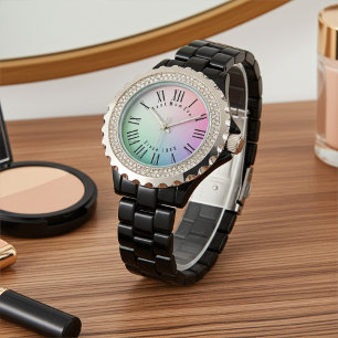 Aangepaste Elegante Romeinse Numerieke Uur Teken,  Horloge