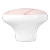 Aangepaste Elegante Roze Goud Marmer Keramische Knop (Zijkant)