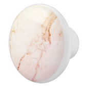 Aangepaste Elegante Roze Goud Marmer Keramische Knop (Rechts)