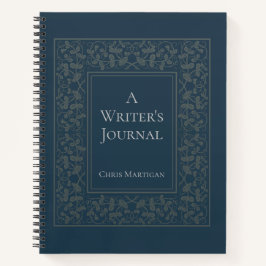 Aangepaste, elegante schrijflaptop voor auteurs notitieboek