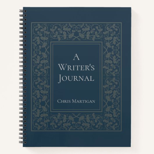 Aangepaste, elegante schrijflaptop voor auteurs notitieboek (Voorkant)