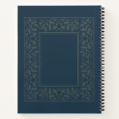 Aangepaste, elegante schrijflaptop voor auteurs notitieboek (Achterkant)