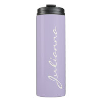 Aangepaste elegante scriptnaam Soft Lavender Brida