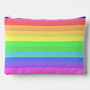 Aangepaste Elegante Strepen Regenboog Kleur Abriko Etui