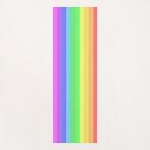 Aangepaste Elegante Strepen Regenboog Kleur Lichtg Yogamat (Voorkant)