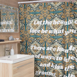 Aangepaste Elegante Tegel Patroon Perzische Gifts  Douchegordijn