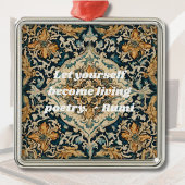 Aangepaste Elegante Tegel Patroon Perzische Gifts  Metalen Ornament