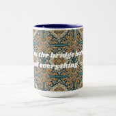 Aangepaste Elegante Tegel Patroon Perzische Gifts  Mok (Midden)