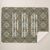 Aangepaste Elegante Tegel Patroon Perzische Gifts  Sherpa Deken (Voorkant (horizontaal))