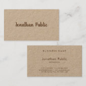 Aangepaste elegante typografie Script Naam Sjabloo Visitekaartje (Voorkant / Achterkant)