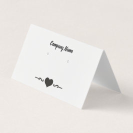 Aangepaste, elegante, verouderde schermkaarten visitekaartje