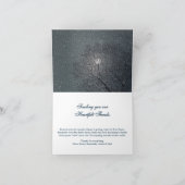 Aangepaste Elegante Victoriaanse Kerstavond Scene Bedankkaart (Binnen)