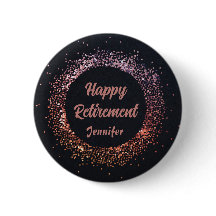Aangepaste Elegante Zwarte Roze Gouden Gelukkig Me