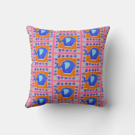 Aangepaste Elephant Cushion Pillow Kussen (Achterkant)