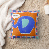 Aangepaste Elephant Cushion Pillow Kussen (Deken)