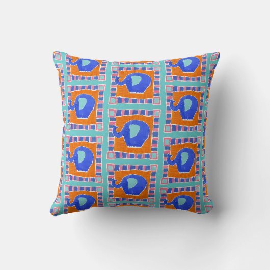 Aangepaste Elephant Cushion Pillow Kussen (Achterkant)