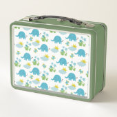 Aangepaste Elephant Pattern-lunchvakken (Achterkant)