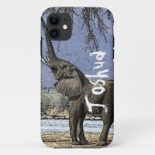 Aangepaste Elephant-telefoonkwestie Case-Mate iPhone Case (Achterkant)