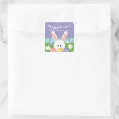 Aangepaste emailetiketteringstickers voor paaspakk vierkante sticker (Tas)