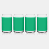 Aangepaste Emerald Drinkware Set Blikvorm Glas (Voorkant)