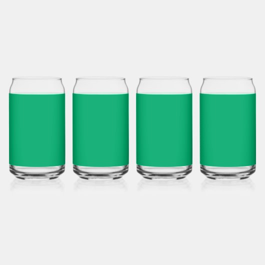 Aangepaste Emerald Drinkware Set Blikvorm Glas (Voorkant)