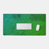 Aangepaste Emerald Gradient Desk Mat - Slank & Fri (Keyboard & Muis)