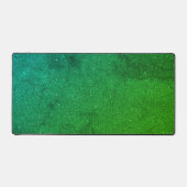 Aangepaste Emerald Gradient Desk Mat - Slank & Fri (Voorkant)