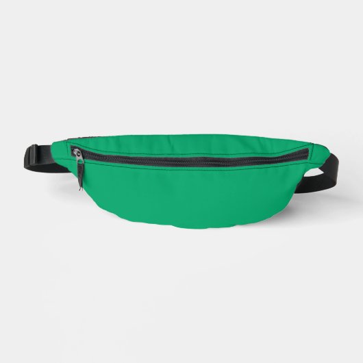 Aangepaste Emerald Green Fanny Pack Heuptasje (Voorkant)