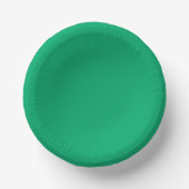 Aangepaste Emerald Green Paper Borden Papieren Kommen (Voorkant)