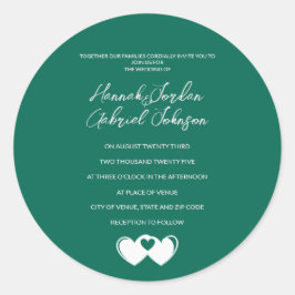 Aangepaste Emerald Green Sticker